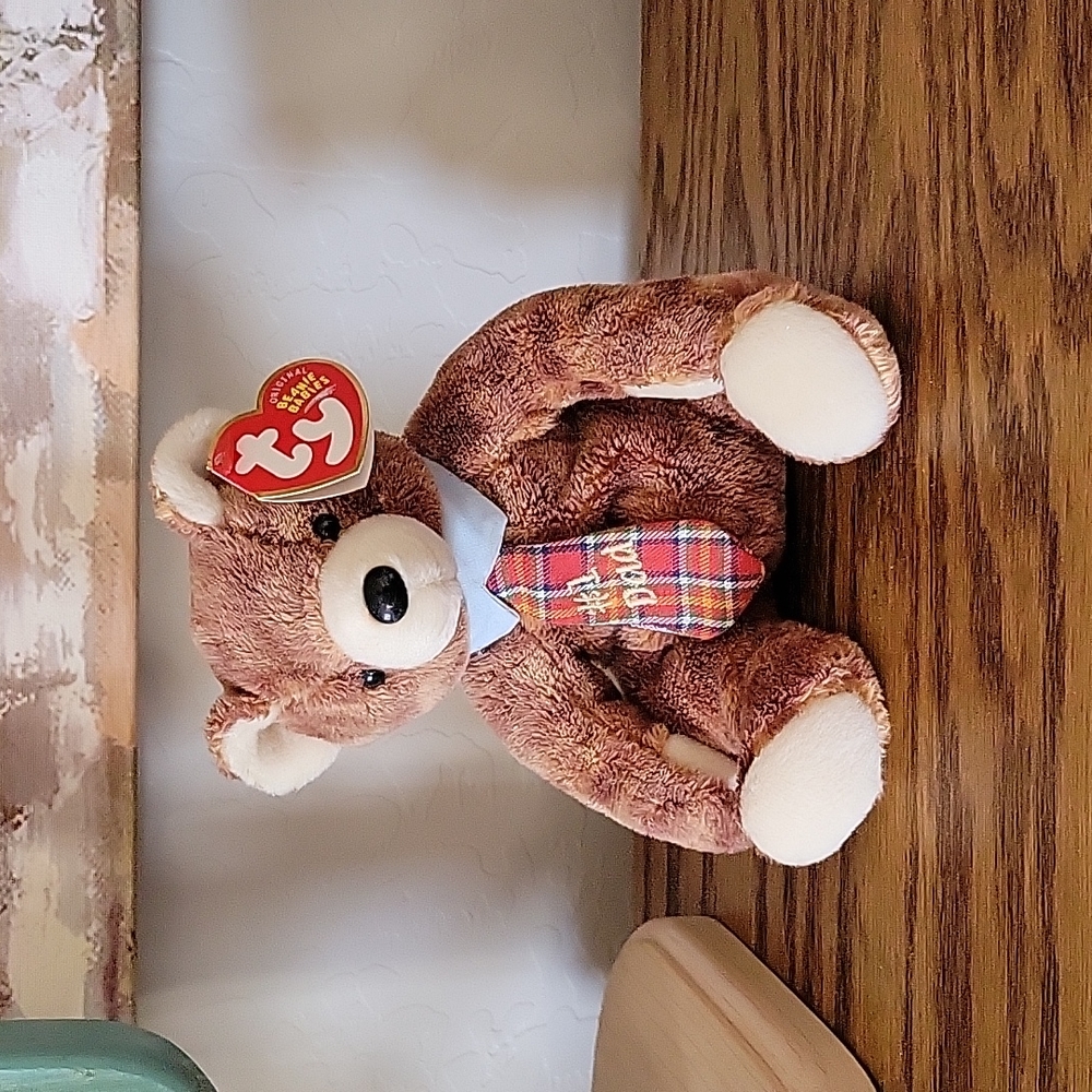 #1 Dad Ty Beanie Baby
